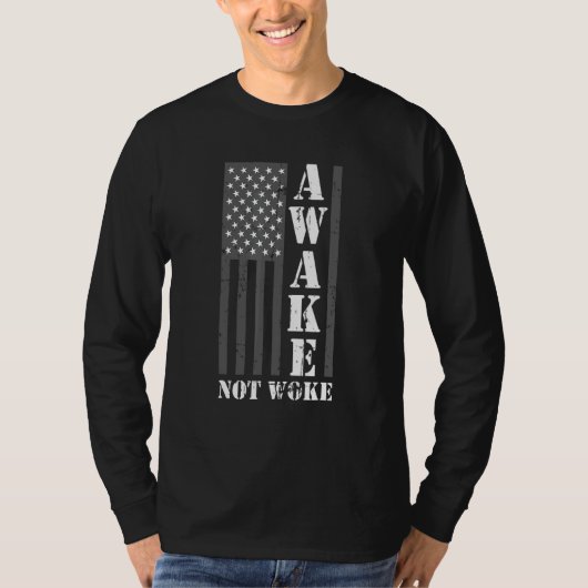 Awake Not Woke 5 T-shirt (Voorkant)