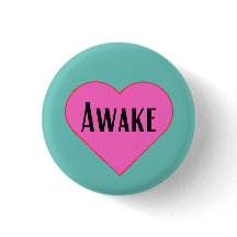 Awake - pinback knop