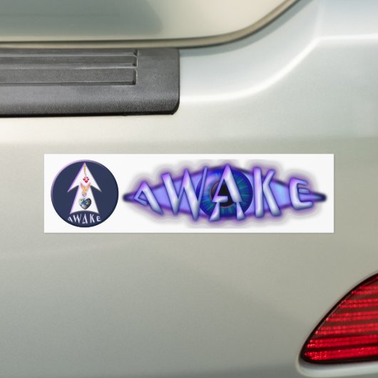AWAKE Stickers 5 transparant (voor auto enz.) (Op auto)