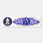 AWAKE Stickers 5 transparant (voor auto enz.) (Voorkant)