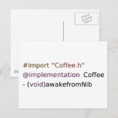 awakefromNib Briefkaart (Voorkant / Achterkant)