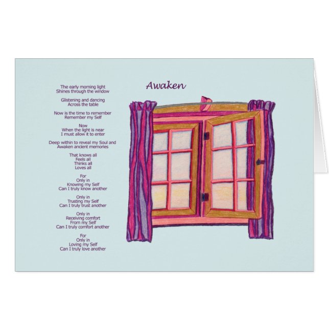 Awaken Card (Voorkant Horizontaal)