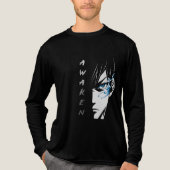 AWAKEN - Half Face Anime T-shirt (Voorkant volledig)