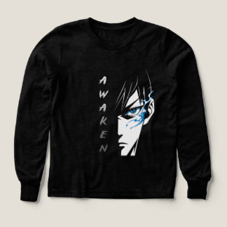 AWAKEN - Half Face Anime T-shirt