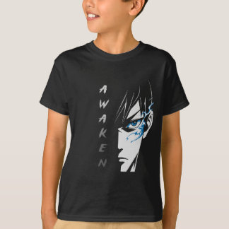 AWAKEN - Half Face Anime T-shirt