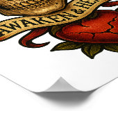 Awaken & Heal - Third Eye Skull Poster of download (Hoek)