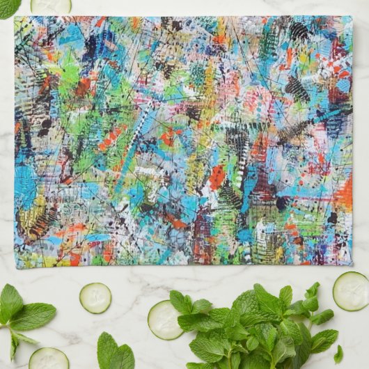 Awaken keukenhanddoek (Gevouwen)