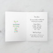 Awaken Rainbow Tekst Inspirerend Humanity Quote Notitiekaartje (Binnen)