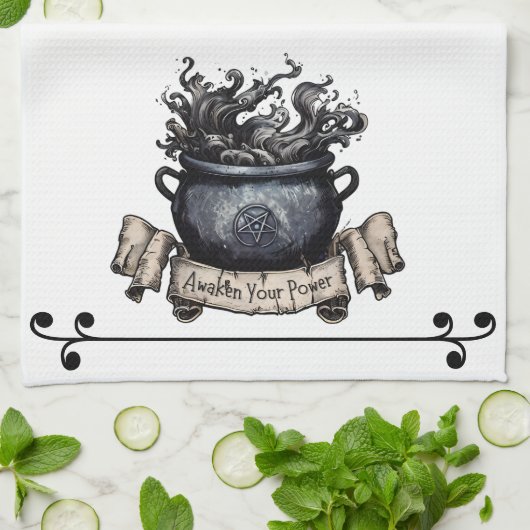Awaken Your Power Cauldron Theedoek (Gevouwen)