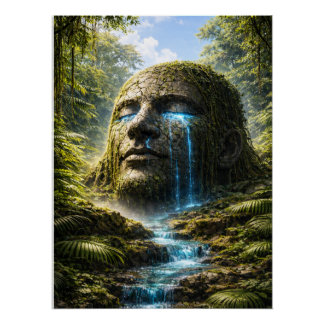 Awakened Forest Guardian – Ancient Nature Spirit Perfect Poster