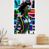 Awakened Hero Poster (Keuken)