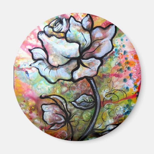 Awakening, een tekening van Shadia Zayed Magneet (Voorkant)