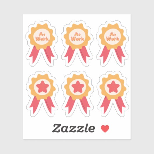 Award Een Plus Star Student Achievement Classroom Sticker (Vel)