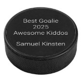Award in Black & White:  Hockey Puck (3/4)