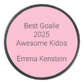 Award in Carnation Pink:  Hockey Puck (Voorkant)