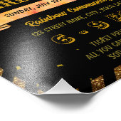 Award nacht schoolevenement sjabloon foto afdruk (Hoek)