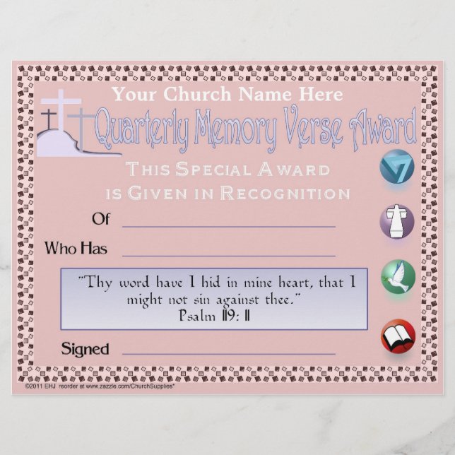 Award voor scriptgeheugen (Voorkant)