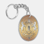 Award Winnaar Goud Zilver Award Persoonlijke NAAM Sleutelhanger (Voorkant Links)