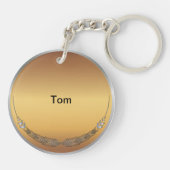 Award Winnaar Goud Zilver Award Persoonlijke NAAM Sleutelhanger (Achterkant)