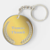 Award Winnaar Goud Zilver Award Persoonlijke NAAM Sleutelhanger (Achterkant)