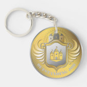 Award Winnaar Goud Zilver Award Persoonlijke NAAM Sleutelhanger (Voorkant)