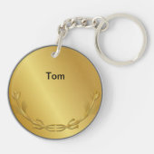 Award Winnaar Goud Zilver Award Persoonlijke NAAM Sleutelhanger (Achterkant)