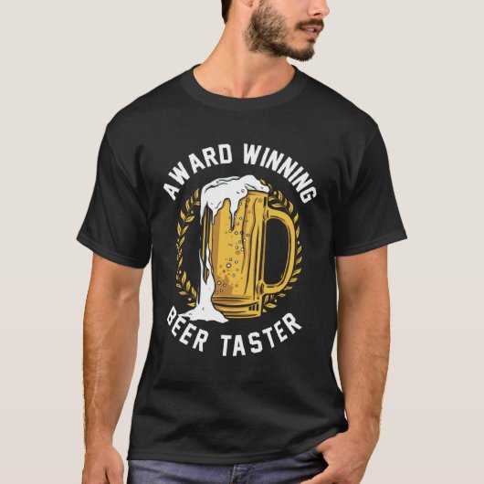 Award Winning Beer Taster T-shirt (Voorkant)