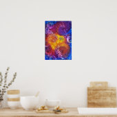 Award Winning Hand Painted Abstract Painting Poster (Keuken)