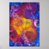 Award Winning Hand Painted Abstract Painting Poster (Voorkant)
