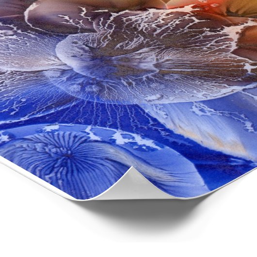 Award-Winning Hand Painted Gouache Flowers Poster (Hoek)