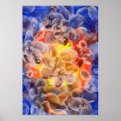 Award-Winning Hand Painted Gouache Flowers Poster (Voorkant)