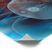 Awarded Abstract Expressionism Hand Painted Art Poster (Hoek)