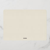 AWARDS DINER modern evenement eenvoudig donkergroe Folie Uitnodiging (Achterkant)