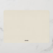 AWARDS DINER modern event eenvoudig zwart stropdas Folie Uitnodiging (Achterkant)