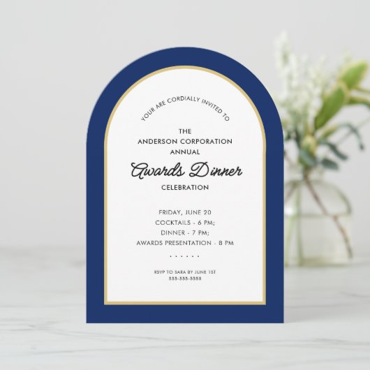 Awards Dinner Celebration Arch Kaart (Staand voorkant)