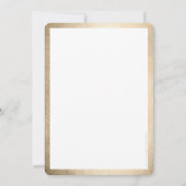 AWARDS GALA DINNER elegant business gold black Kaart (Achterkant)