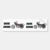 AWare schijf - Motorfiets Bumpersticker (Voorkant)