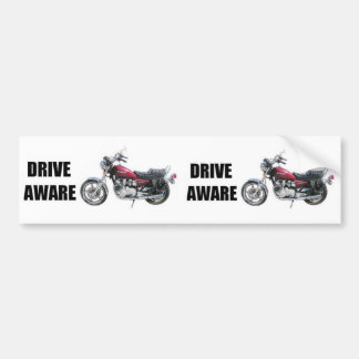 AWare schijf - Motorfiets Bumpersticker