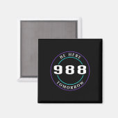 Awareness 988 - Zelfmoordpreventie Magneet (Voorkant / Achterkant)
