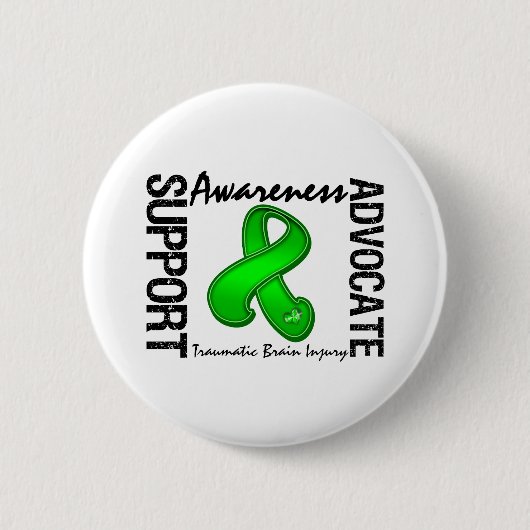Awareness Advocate traumatic Brain Injury Ronde Button 5,7 Cm (Voorkant)