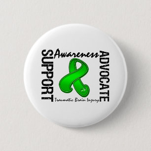 Awareness Advocate traumatic Brain Injury Ronde Button 5,7 Cm
