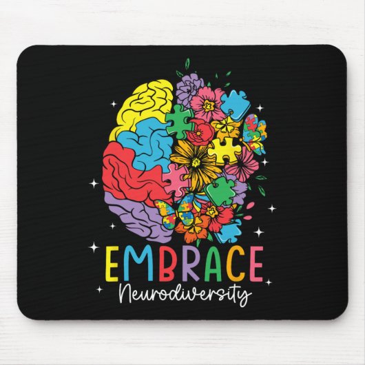 Awareness Assemblée Neurodiversity Man Wo Muismat (Voorkant)