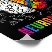 Awareness Assemblée Neurodiversity Man Wo Poster (Hoek)