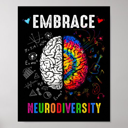 Awareness Assemblée Neurodiversity Man Wo Poster (Voorkant)