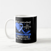 Awareness Blue Ribbon Ondersteuning Koffiemok (Links)