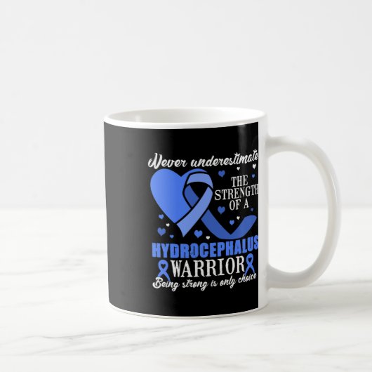 Awareness Blue Ribbon Ondersteuning Koffiemok (Rechts)