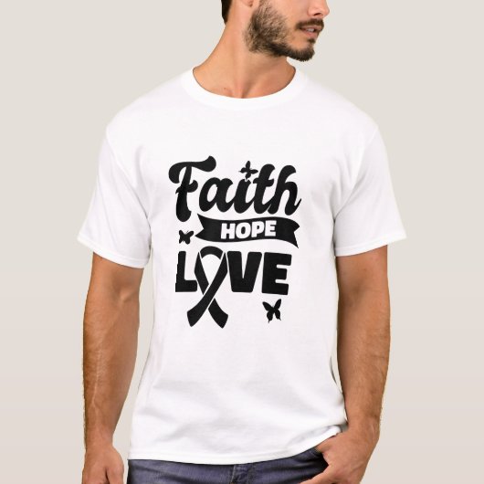 Awareness Faith Hope T-shirt (Voorkant)