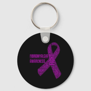 Awareness Fight Ribbon Support 1 Sleutelhanger