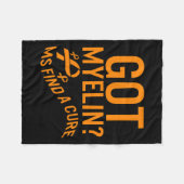 Awareness Got Myelin Vind genezing van multiple sc Fleece Deken (Voorkant (Horizontaal))