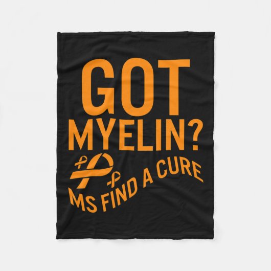 Awareness Got Myelin Vind genezing van multiple sc Fleece Deken (Voorkant)